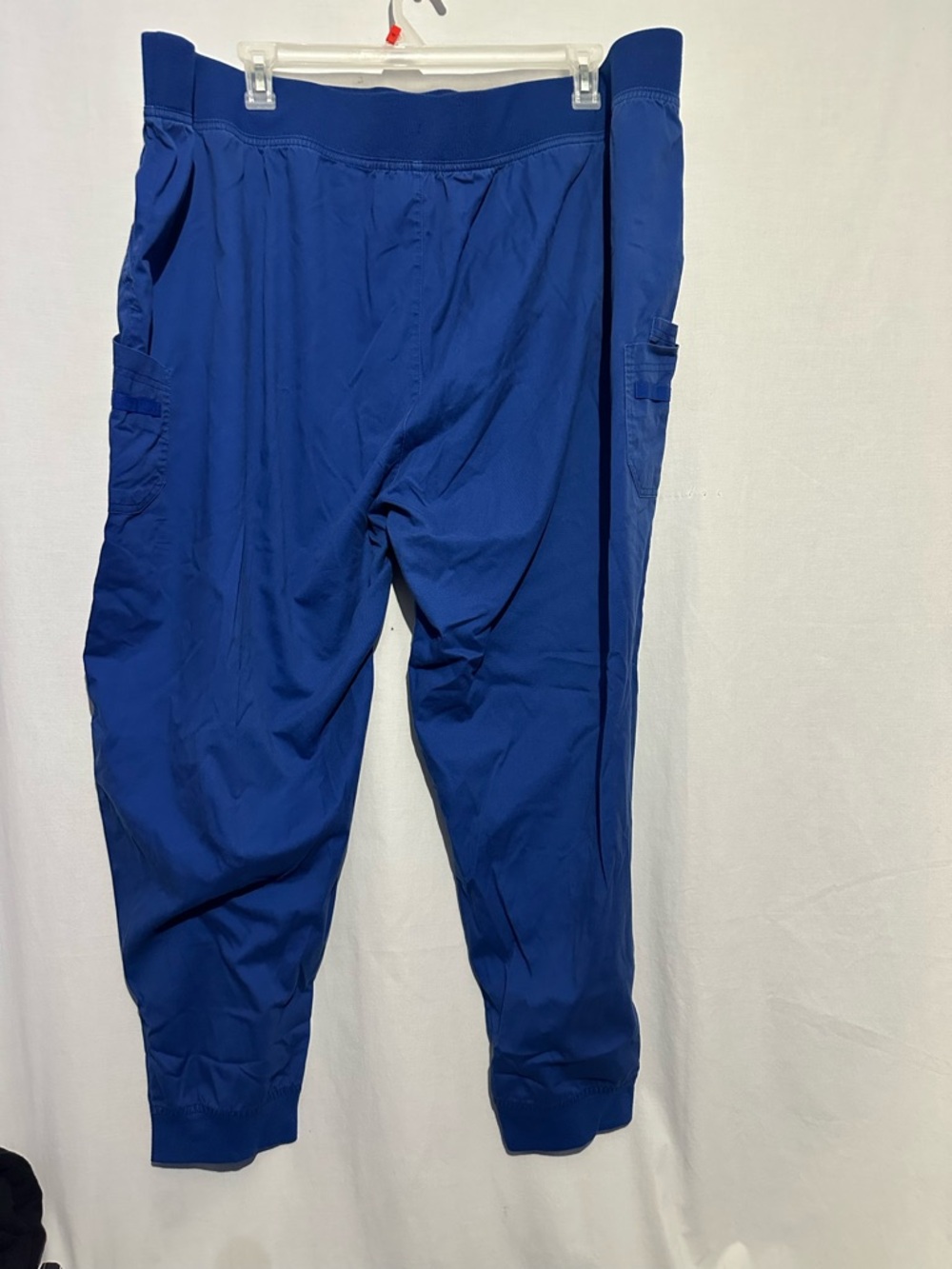 Women's Scrub Pants in Cobalt Blue with Drawstring Waist size 4x - Picture 2 of 3